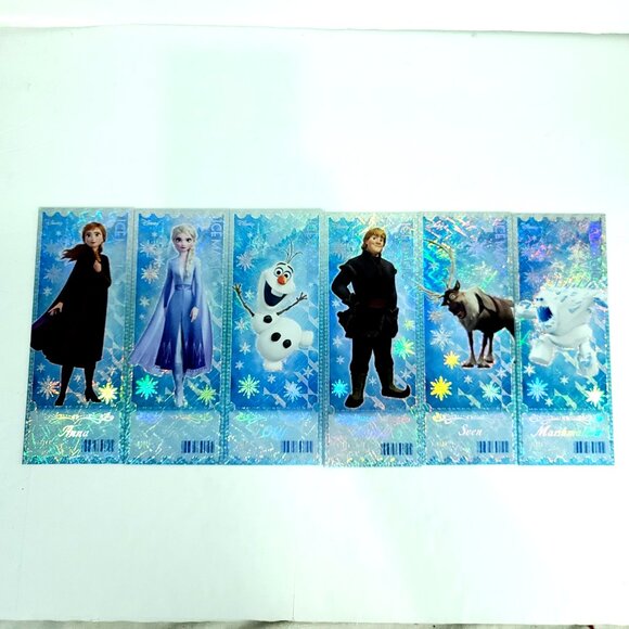 2024 Kakawow DISNEY Frozen Large Ticket Jumbo Trading Card Limited Lot Of 6 - Picture 1 of 7